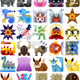 Illustration for article titled The Original 151 Pokemon, Redone As Monster Hunter Icons